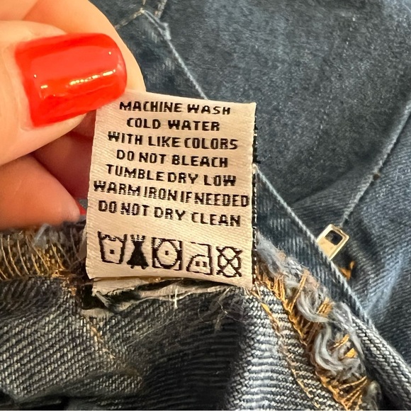 Velvet Heart denim jumpsuit, 100% Cotton, short sleeve size L - Picture 16 of 16